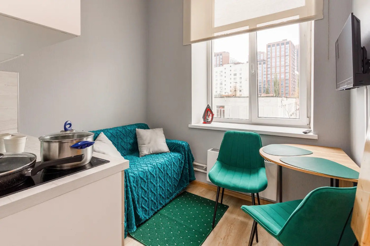 Фотография номера квартиры Апартаменты Apart-Real Hovrino Loft-2