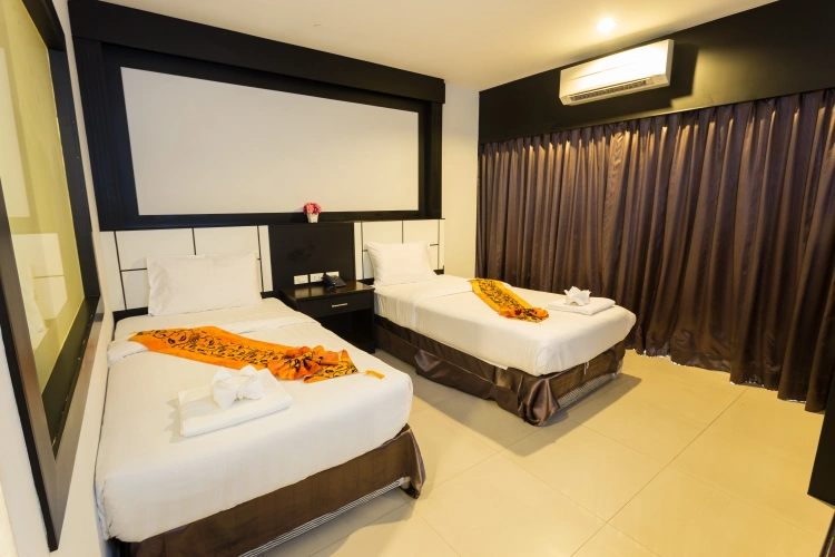 Deluxe Twin room with balcony and with view
