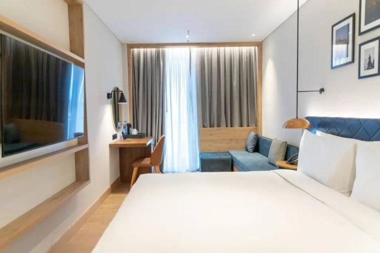 With Sofa Bed with Atrium view Double room