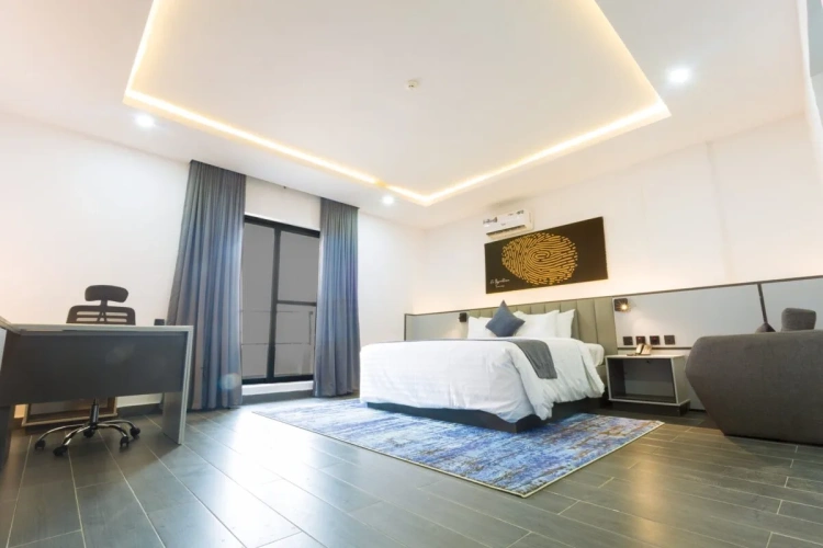 Classic room with balcony and with view