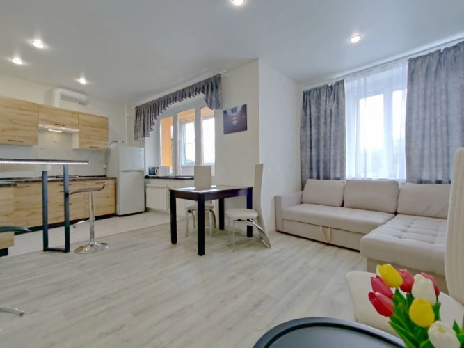 Фотография номера квартиры Апартаменты KvartirkaPlaZa в Парковом переулке 5