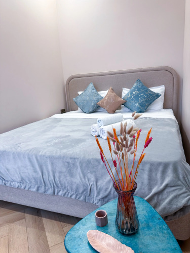 Фотография номера квартиры Апартаменты Студия Bubble Gum комфорт стиль в центре (171)