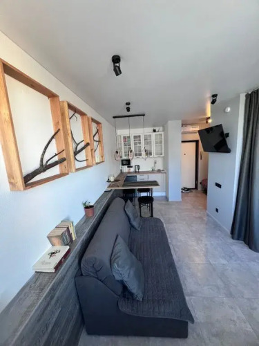 Фотография номера квартиры Квартира Уютная с Панорамным Окном на 14 Этаже