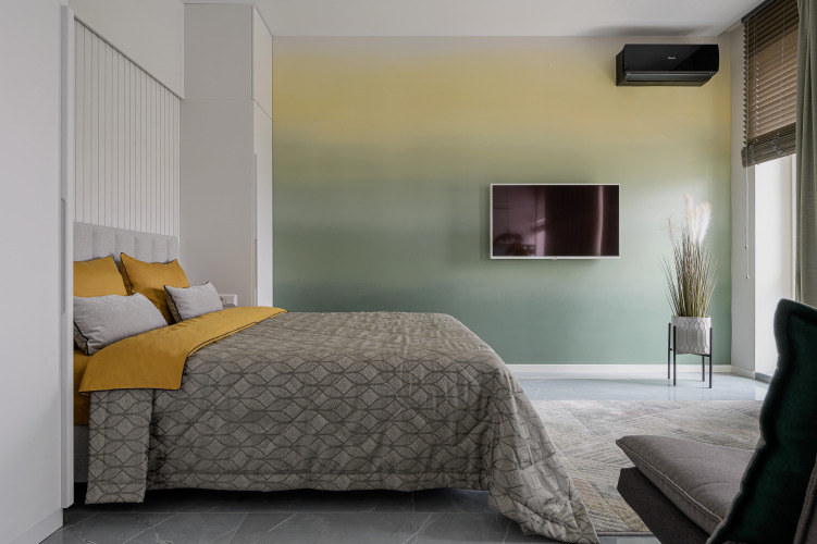 Фотография номера квартиры Апартаменты Buroshka Aparts С видом на город и дизайнерским ремонтом