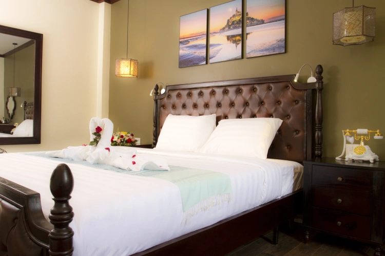 Superior Triple room with garden view