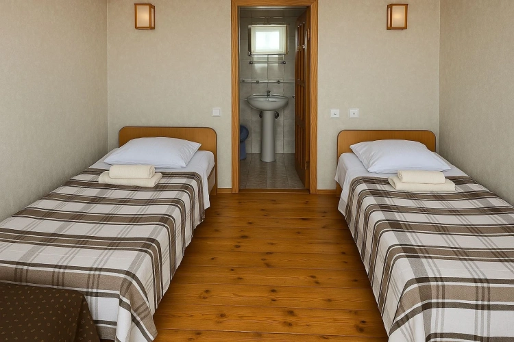 Standard Double room with balcony and with view