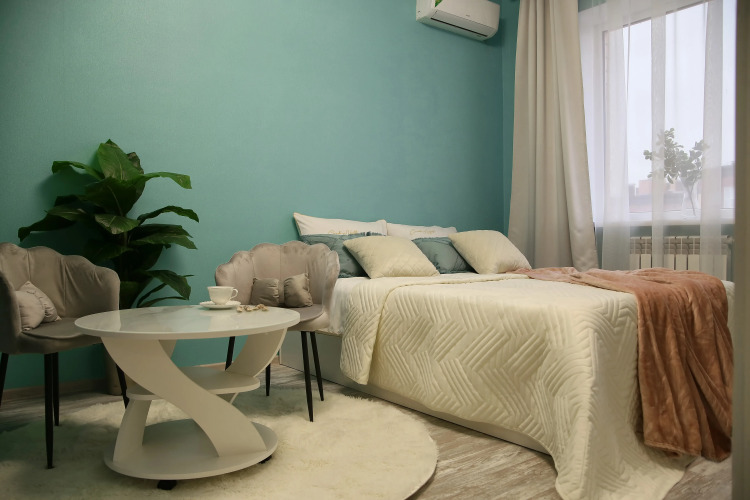 Фотография номера квартиры Апартаменты Добро Пожаловать Бирюза рядом с М4