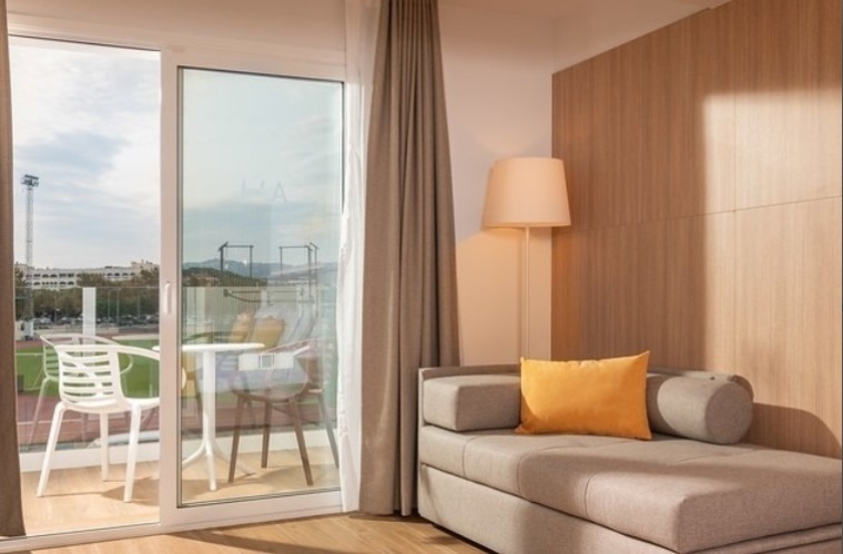 Superior Twin room with pool view