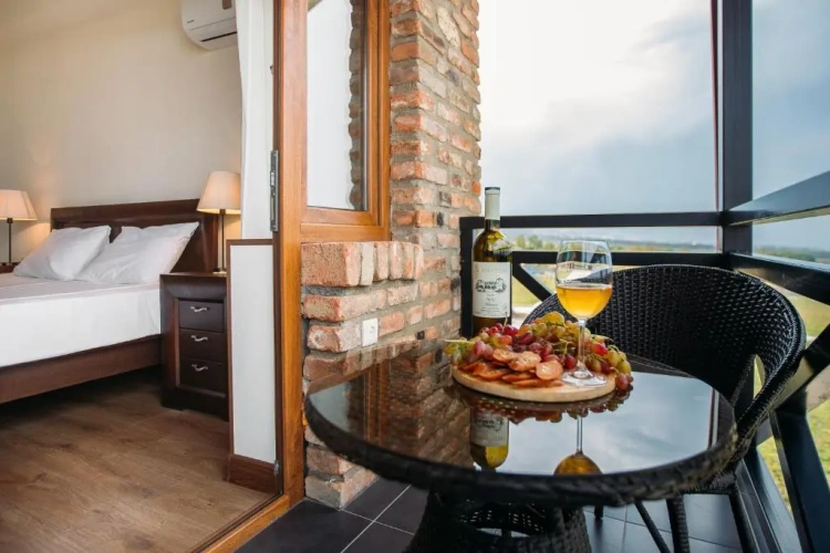 Deluxe Double room with balcony and with view