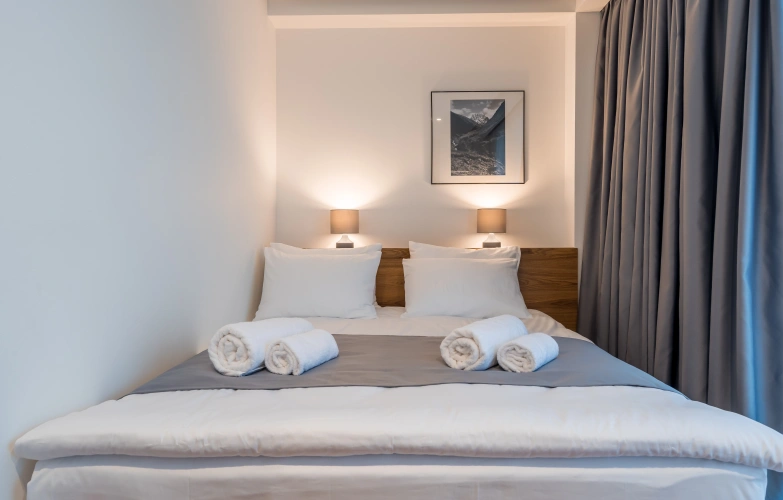 Economy Double room with balcony and with mountain view