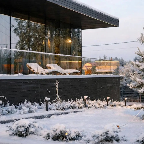 Фотография номера Коттеджа Частный дом Домик в Икше с камином и сауной (Glassbox 108 Premium2)