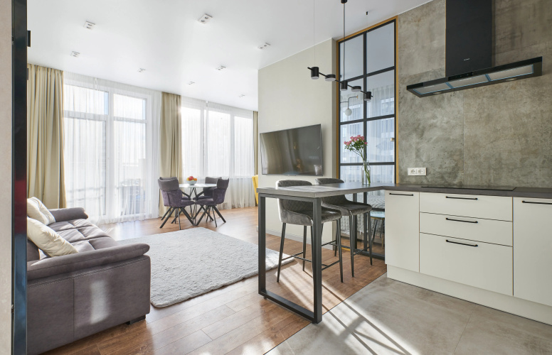 Studiya Rubens s Terrasoj i Samozaseleniem Apartments