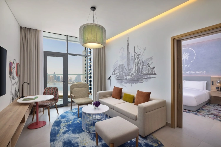 1 Bedroom Double Suite with balcony and with sea view