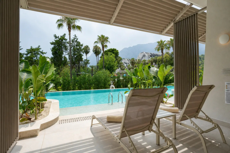 Deluxe Swim Up Double room with garden view