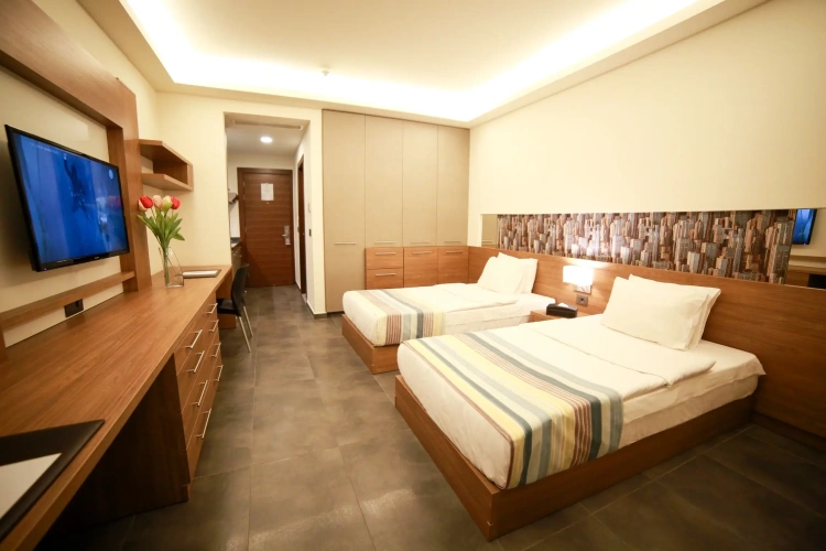Twin Junior Suite with balcony and with view