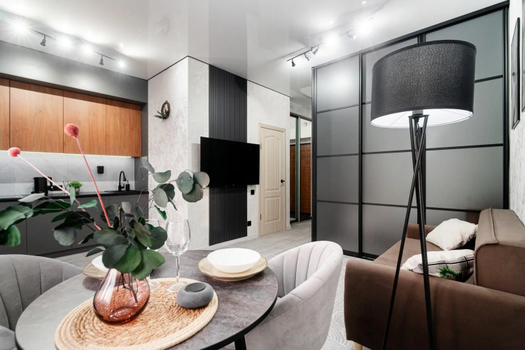 Фотография номера квартиры Квартира Уютная студия в новом доме