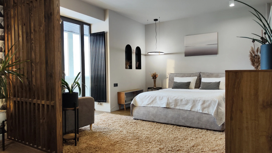 Фотография номера квартиры Апартаменты Панда Хоум в центре города