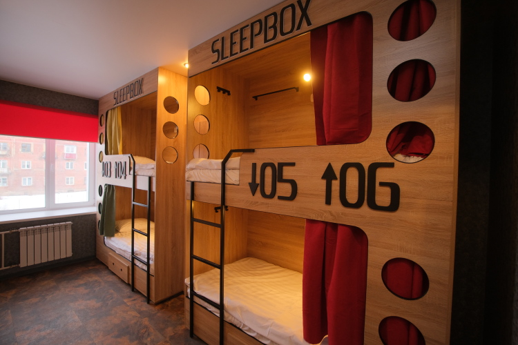 Фотография номера хостела Тетрис