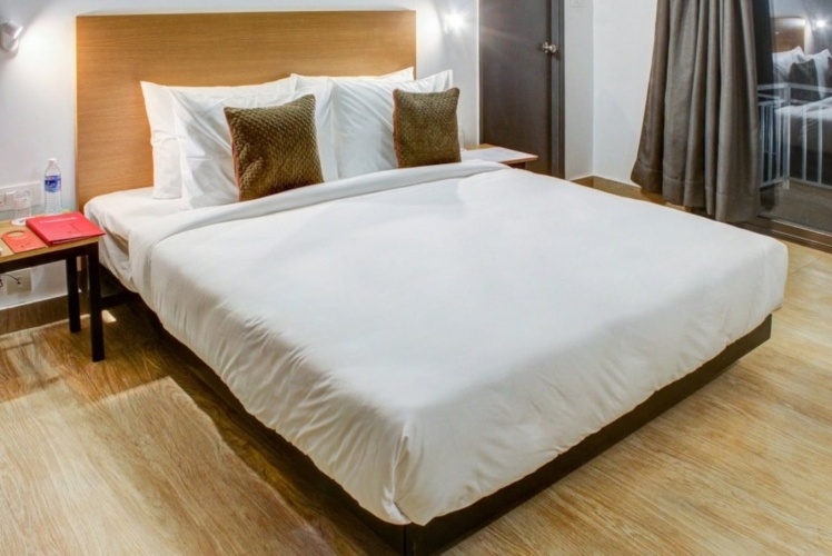 Deluxe Double room with balcony and with garden view