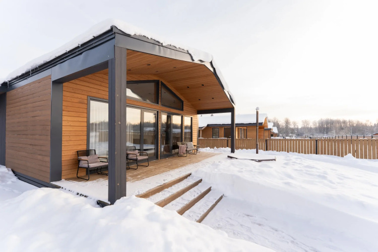 Фотография номера Коттеджа Коттедж Экоранчо Home Резорт Лодж с купелью