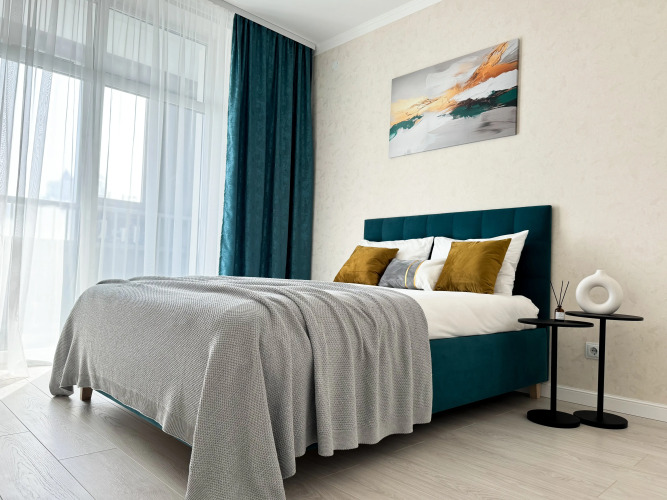 Фотография номера квартиры Квартира бизнес-класса с камином