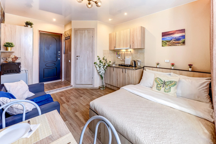 Фотография номера квартиры Апартаменты 3 рядом с метро Елизаровская (ОО3)