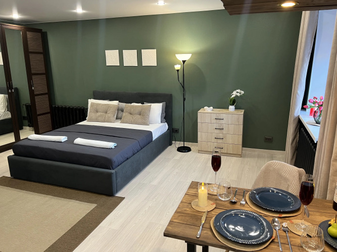 Фотография номера квартиры Квартира Уютная Cтудия в Центре Города