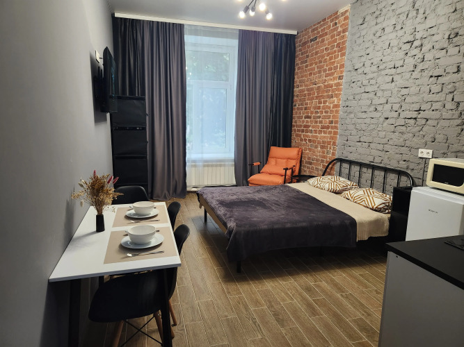 Фотография номера квартиры Квартира cтудия в стиле лофт в историческом здании