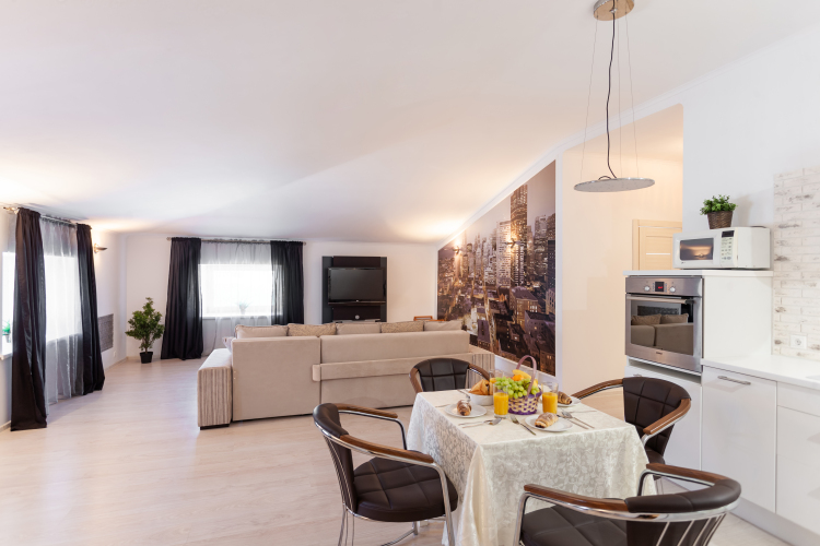 Фотография номера квартиры Апартаменты SUNVILLES на Бутлерова