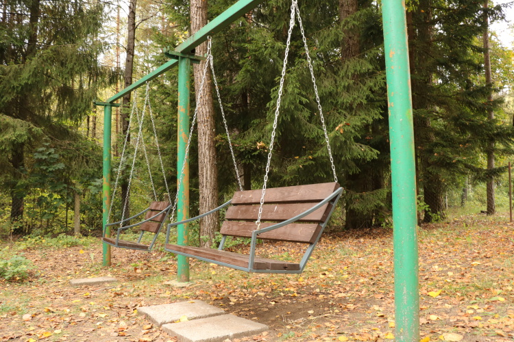 Outside