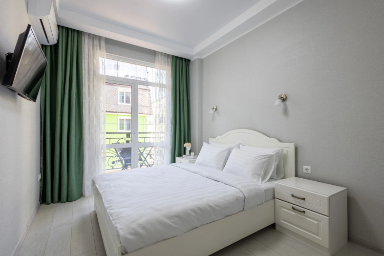 Фотография номера квартиры Апартаменты Red Apartments Арт Лайт Сити Чарльз