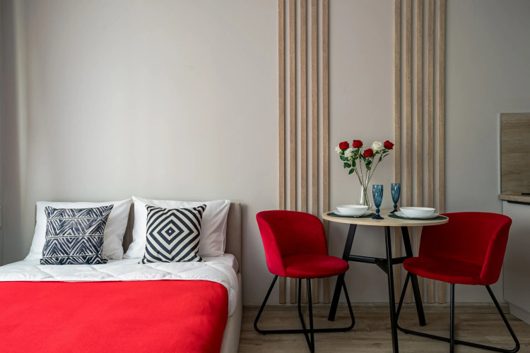 Фотография номера квартиры Апартаменты MaxRealty24 на улице проезд Стройкомбината д.1