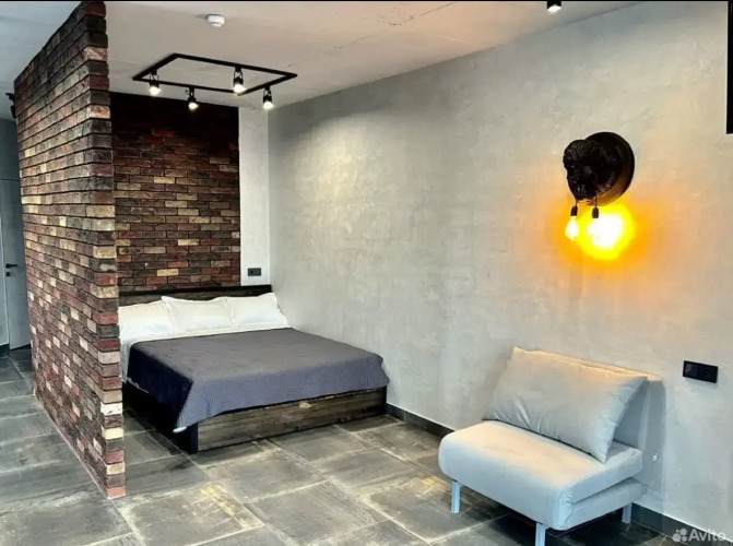 Фотография номера квартиры Апартаменты ЛОФТ с видом на Волгу в центре Волгограда