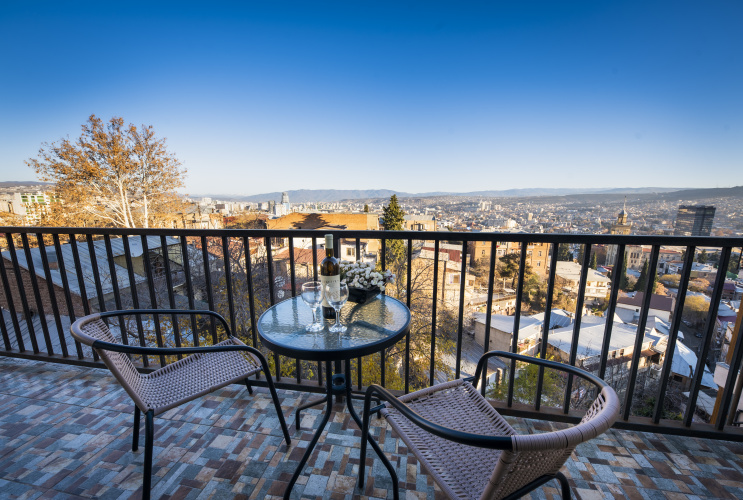 Double Apartment with balcony and with view