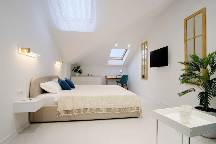 Фотография номера квартиры Апартаменты Дизайнерская мансарда в 150 метрах от моря