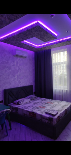 Фотография номера квартиры Квартира с квадратной подсветкой