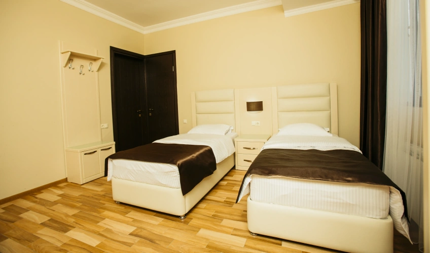 Standard Twin room with balcony and with sea view