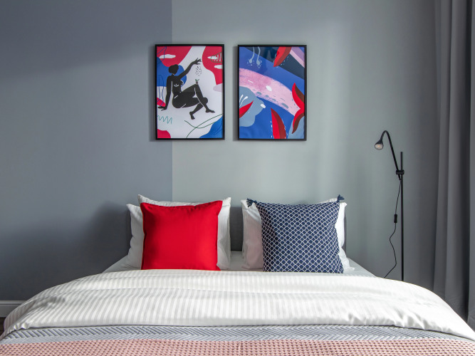 Фотография номера квартиры Апартаменты Дизайн-Апарт у Метро и Лахта Центра