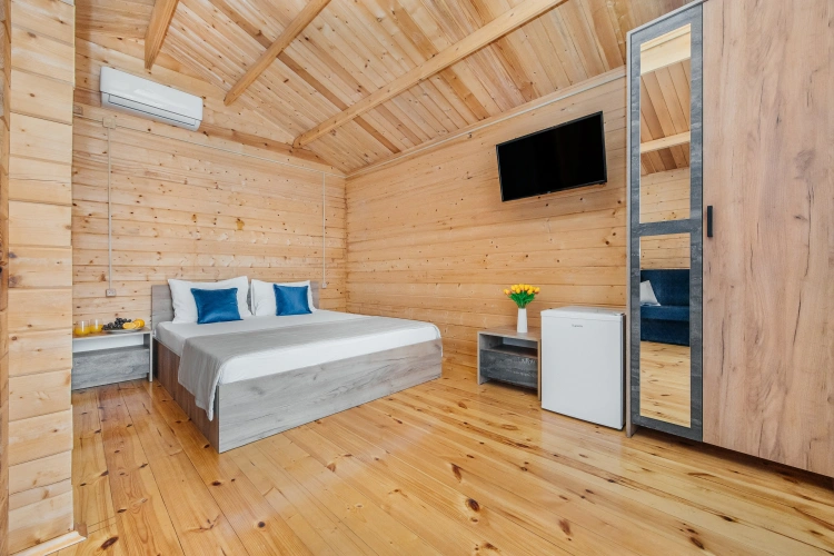 Cottage with balcony