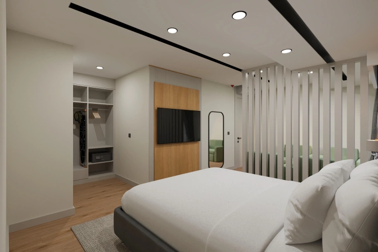 Superior Family Suite with balcony and with sea view