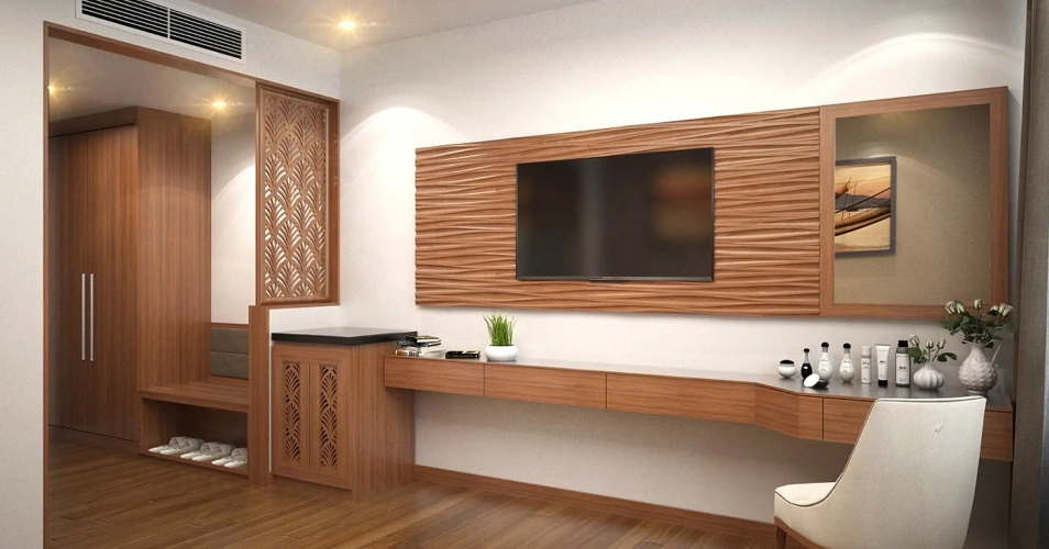 Standard Quadruple room with balcony and with view