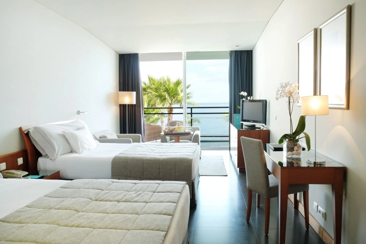 Standard Twin room with balcony and with sea view