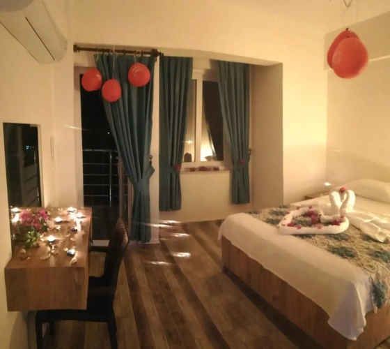 Standard Double room with balcony and with view