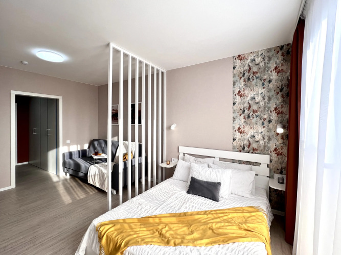 Фотография номера квартиры Апартаменты Уютная Студия в Стиле Модерн