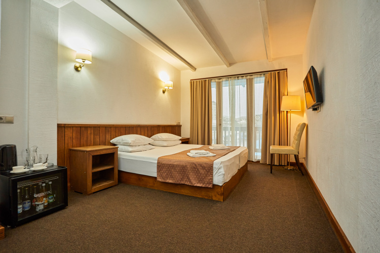 Standard Double room with balcony and with pool view