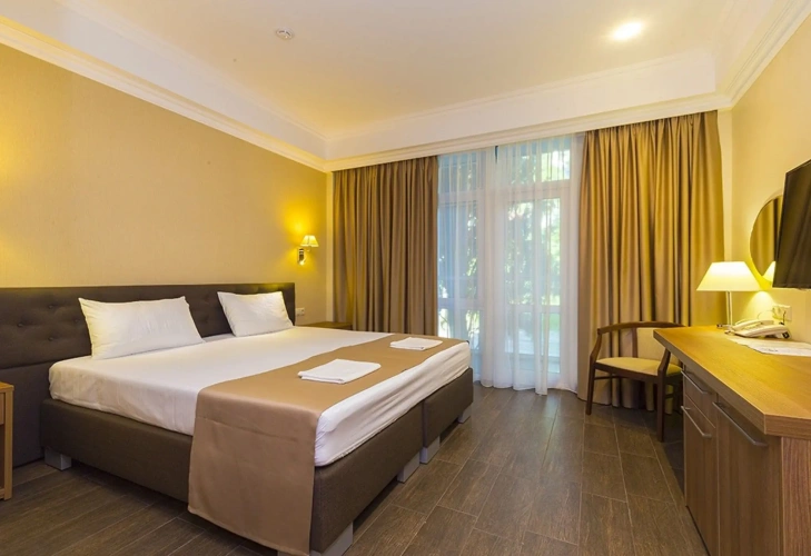 Standard Double room with balcony and with garden view