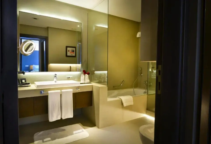 Double Family Suite with partial lagoon view