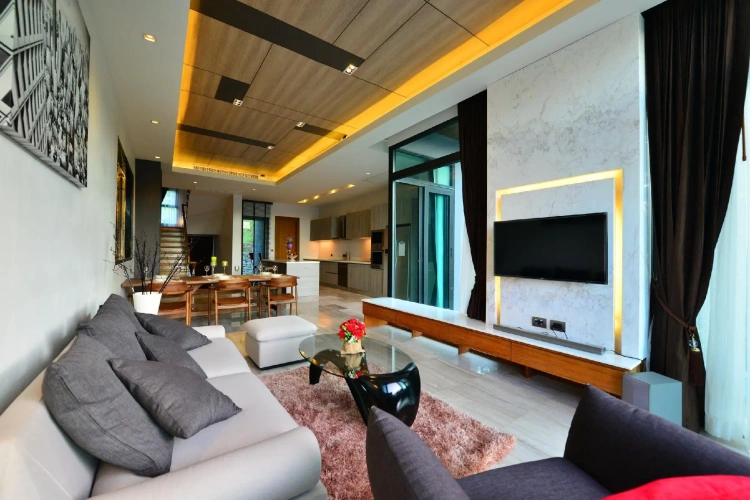 Quadruple Villa with partial sea view