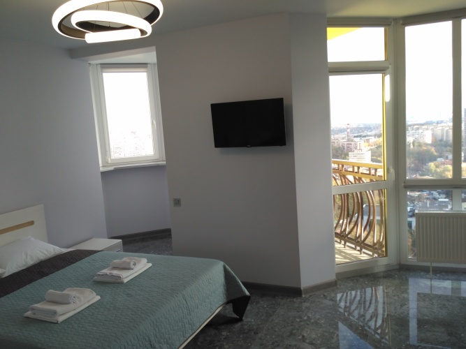 Superior Double room with balcony and with view