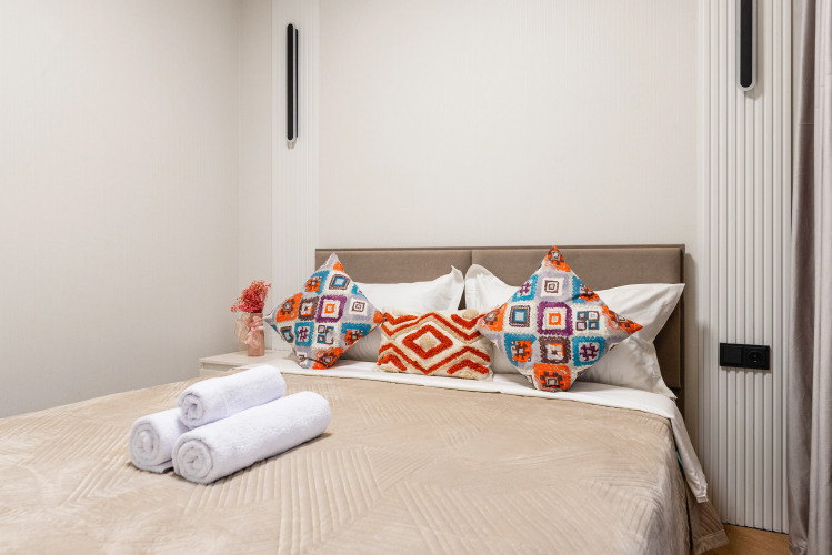 Фотография номера квартиры Квартира Комфортная студия в центре Алматы 88B